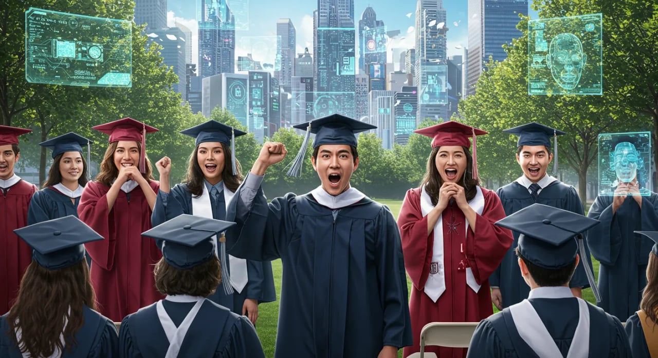 Graduation Unplugged: The Class of 2025 Versus the AI Jobquake Cover
