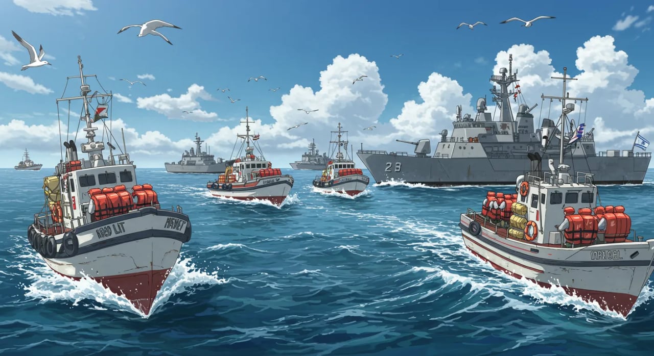 Blockades, Boats, and Breaking Points: Navigating the Humanitarian Crisis in Gaza Cover