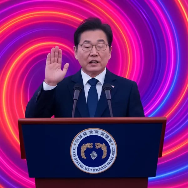 From Assembly Chaos to Blue House Calm: How Lee Jae-myung's Inauguration Redefines South Korea's Political Future Cover